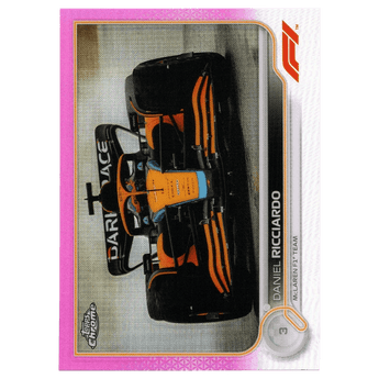 2022 Topps Chrome Formula 1 Daniel Ricciardo 39 Pink 5/75