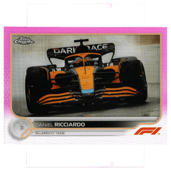 2022 Topps Chrome Formula 1 Daniel Ricciardo 39 Pink 5/75