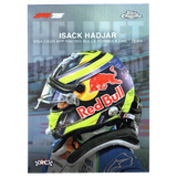 2025 F1 Topps Chrome Isack Hadjar HC - 5 Helmet Collection