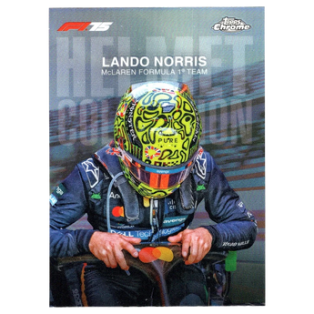 2025 F1 Topps Chrome Lando Norris HC - 4 Helmet Collection