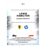 2025 F1 Topps Chrome Lewis Hamilton HC - 2 Helmet Collection