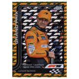 2025 F1 Topps Chrome Logofractor Lando Norris 132 Gold Refractor 40/50