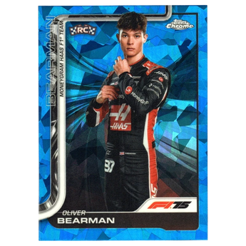 2025 F1 Topps Chrome Sapphire Oliver Bearman 14