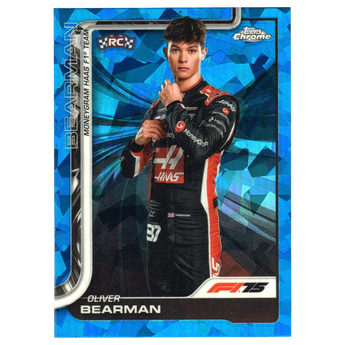 2025 F1 Topps Chrome Sapphire Oliver Bearman 14