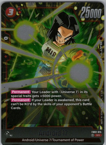 Android 17 FB02-015 Super Rare.