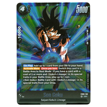 God Grade Son Goku FB08-100 Super Rare.