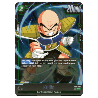 God Grade Krillin FB05-051 Super Rare.