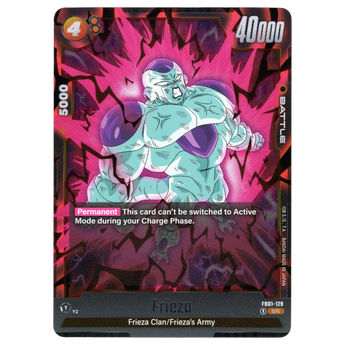 Frieza FB01-129 Super Rare Trading Card Bandai