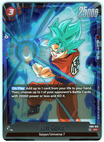 Son Goku FB01-015 Super Rare.