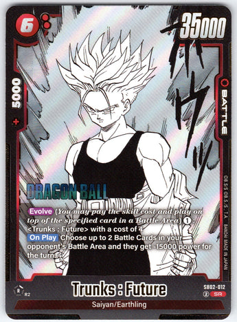 Trunks: Future SB02-012 Super Rare.