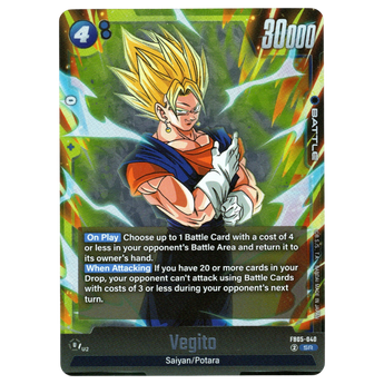 God Grade Vegito FB05-040 Super Rare.