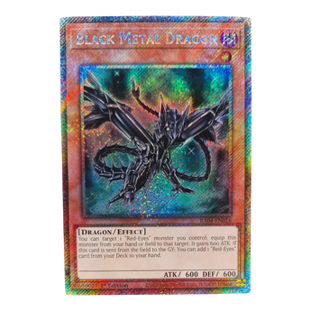 Black Metal Dragon RA04 - EN016 Platinum Secret Rare
