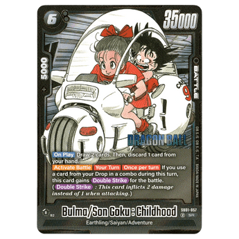Bulma/Son Goku : Childhood SB01 - 057 SR