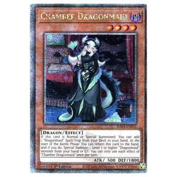 Chamber Dragonmaid RA04 - EN032 Quarter Century Secret Rare