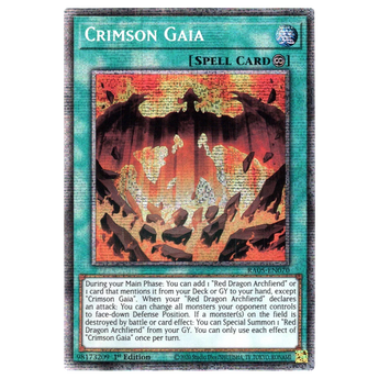 Crimson Gaia RA05 - EN070 Starlight Rare