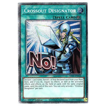 Crossout Designator (Variant Art) RA05 - EN118 Starlight Rare