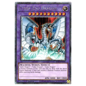 Cyber End Dragon RA04 - EN156 Platinum Secret Rare