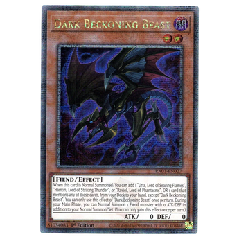 Dark Beckoning Beast RA03 - EN027 Quarter Century Secret Rare
