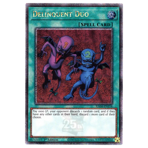 Delinquent Duo RA04-EN114 Quarter Century Secret Rare