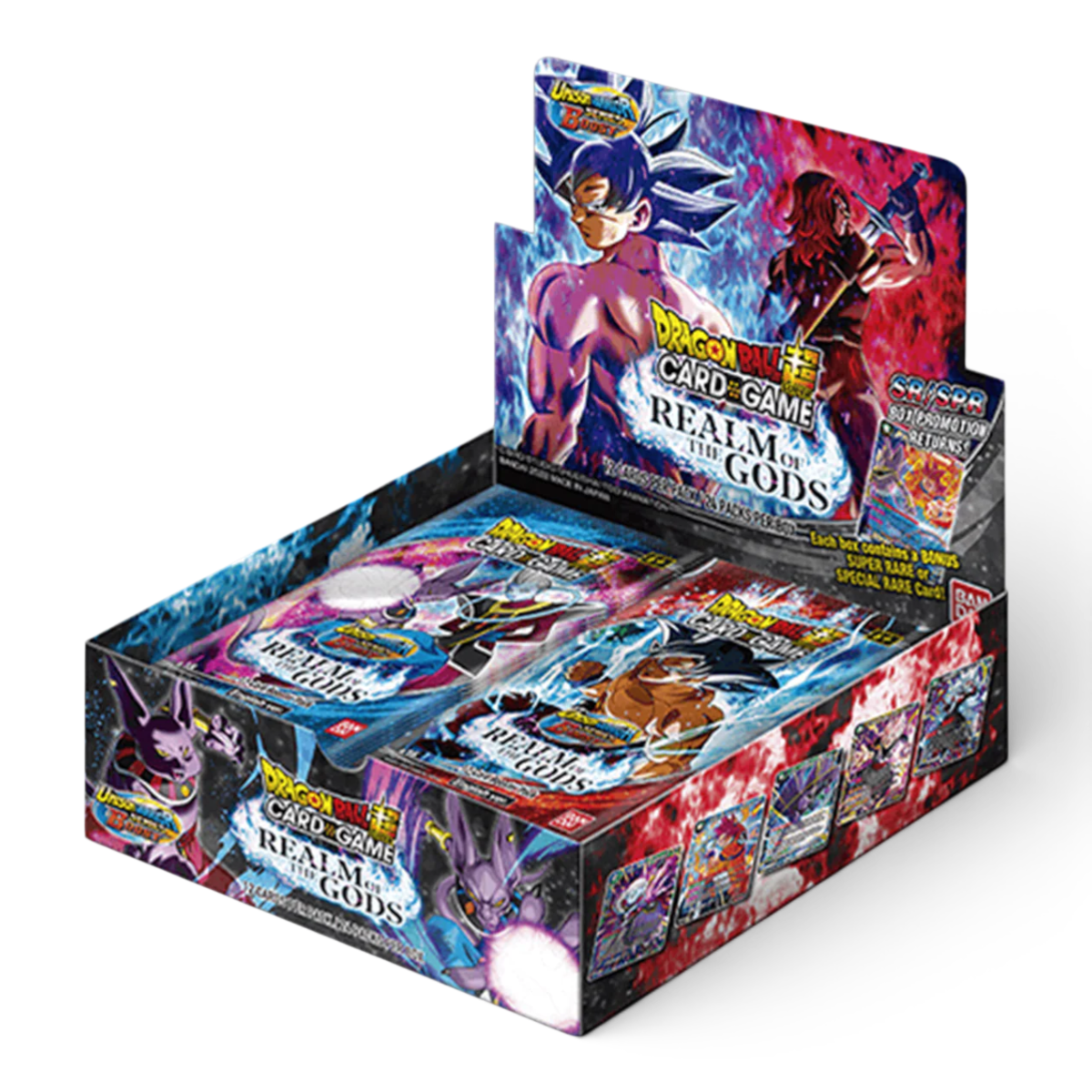 Dragon Ball Super Masters Realm of the Gods B16 Booster Box God Grade Dragon Ball Super Masters Realm of the Gods B16 Booster Box God Grade