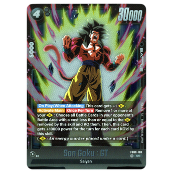 God Grade Son Goku: GT FB09-100 Super Rare.