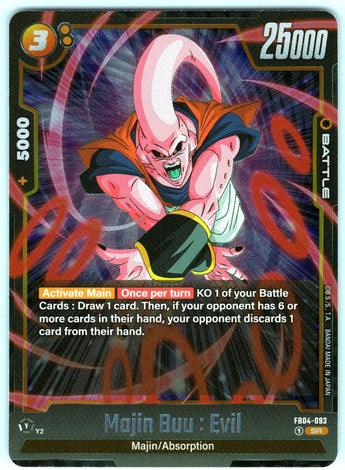 Majin Buu: Evil FB04-093 Super Rare.