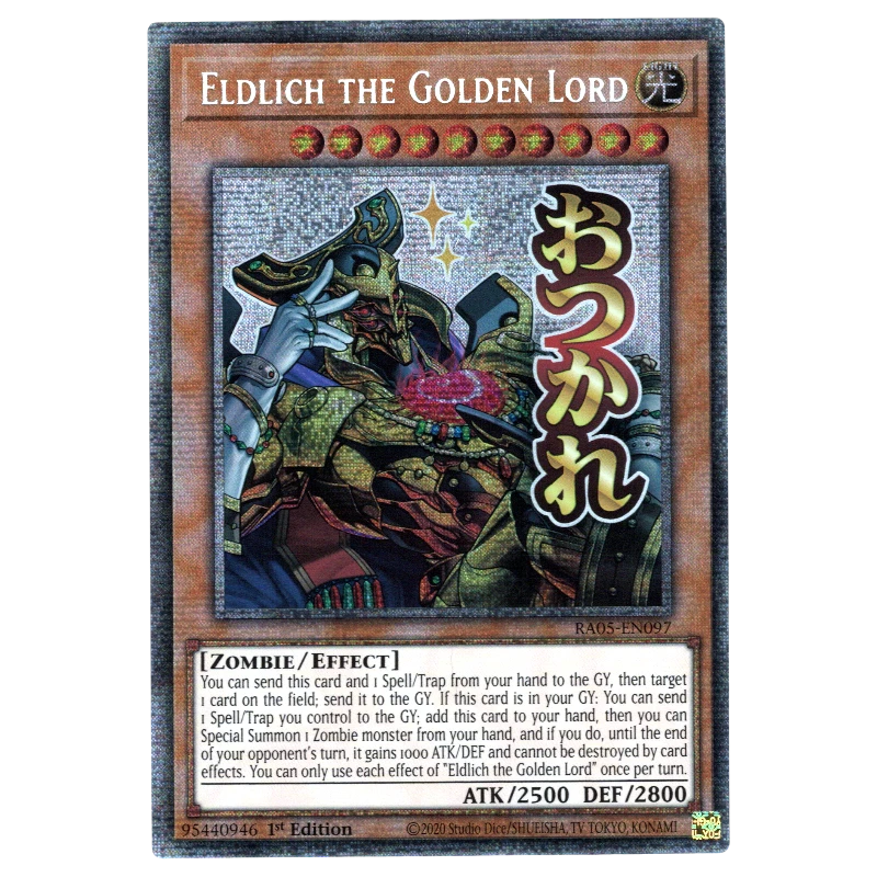 eldlich cards yugioh Yugioh Eldlich the Golden Lord MAGO-EN024 Maximum Gold 1st Edition Nea main image 1