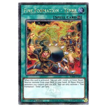 Fire Formation - Tenki RA04 - EN201 Quarter Century Secret Rare