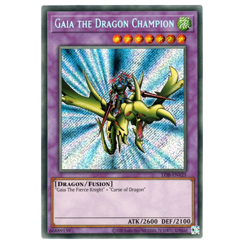Gaia the Dragon Champion One LOB - EN125 Secret Rare