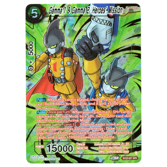 Gamma 1 & Gamma 2, Heroes' Mission BT22 - 021 SPR