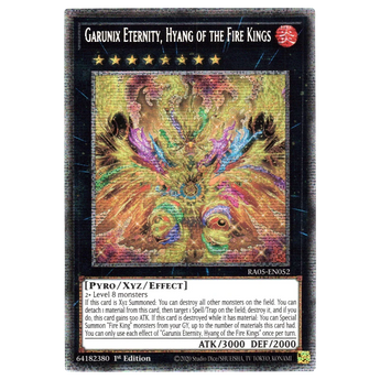 Garunix Eternity, Hyang of the Fire Kings RA05 - EN052 Starlight Rare
