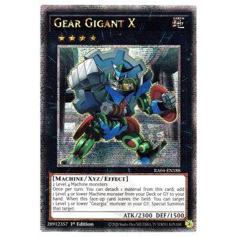 Gear Gigant X RA04 - EN193 Quarter Century Secret Rare