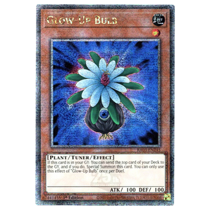 Glow-Up Bulb RA03-EN245 Quarter Century Secret Rare Trading Card Konami