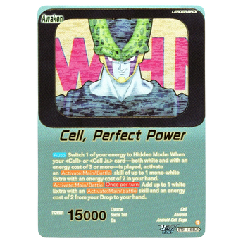 God Grade Dragon Ball Super Masters Cell Perfect Power BT31-116 SLR trading card in near mint condition