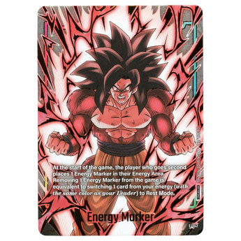God Grade Dragon Ball Super Fusion World Top 32 Regional Championship Energy Marker E-142 card featuring SS4 Goku