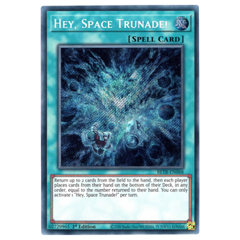 Hey, Space Trunade! BETB-EN068 Secret Rare Trading Card Konami