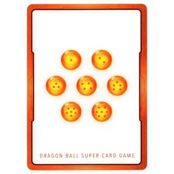 God Grade Masters Energy Marker M-15, a Dragon Ball Super card featuring seven orange Dragon Balls with red stars.