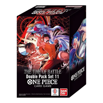 God Grade One Piece The Time of Battle OP-16 Double Pack DP-11 set case featuring Luffy and character artwork