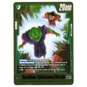 Son Gohan : Adolescence/Piccolo (Alternate Art) FB10-057 R☆