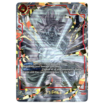 God Grade Dragon Ball Super Fusion World Son Goku FB04-129 SCR Super Alternate Art holographic trading card
