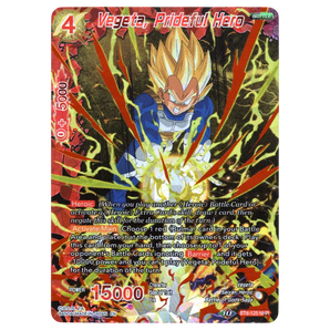 Vegeta, Prideful Hero BT8-125 NHR Trading Card Bandai