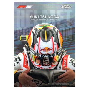 2025 Topps Chrome F1 Yuki Tsunoda Helmet Collection HC-3