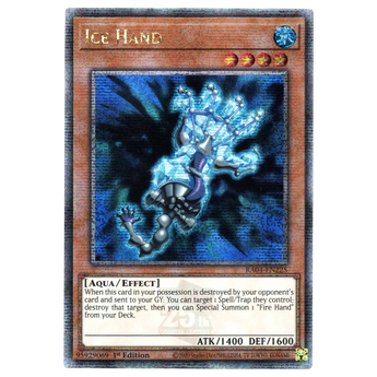 Ice Hand RA04 - EN225 Quarter Century Secret Rare