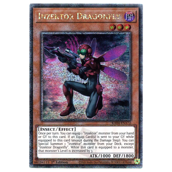 Inzektor Dragonfly RA04 - EN172 Quarter Century Secret Rare