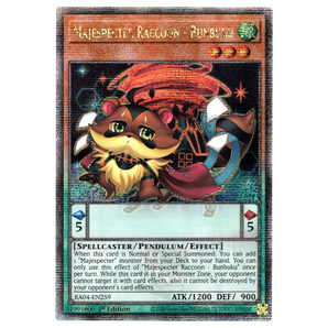 Majespecter Raccoon - Bunbuku RA04-EN259 Quarter Century Secret Rare