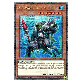 Mermail Abyssteus RA03 - EN007 Quarter Century Secret Rare