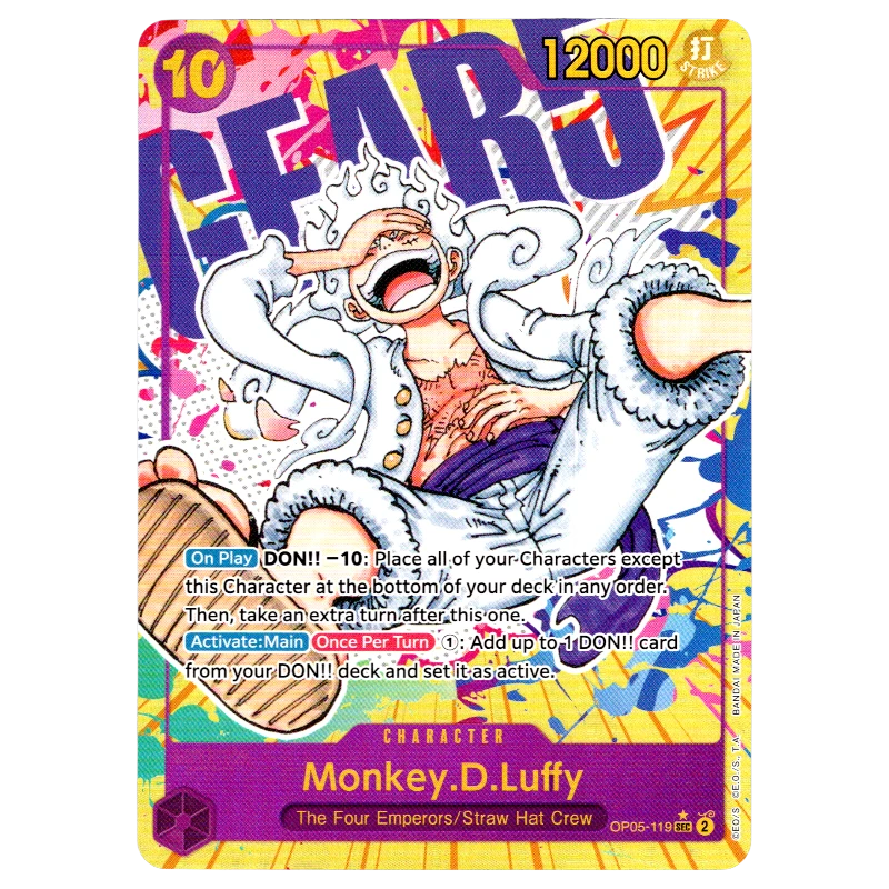 Monkey D. Luffy (Alternate Art) GEAR 5 OP05-119 SEC☆ – God Grade