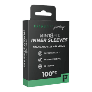 Palms Off Gaming Mint - Fit Soft Sleeves 100pc
