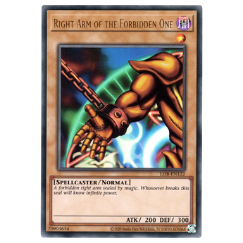 Right Arm of the Forbidden One LOB - EN122 Ultra Rare
