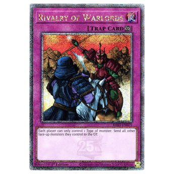 Rivalry of Warlords RA03 - EN075 Quarter Century Secret Rare